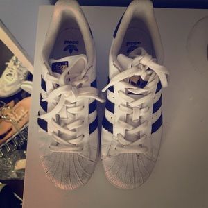 Adidas super star shell topped sneakers